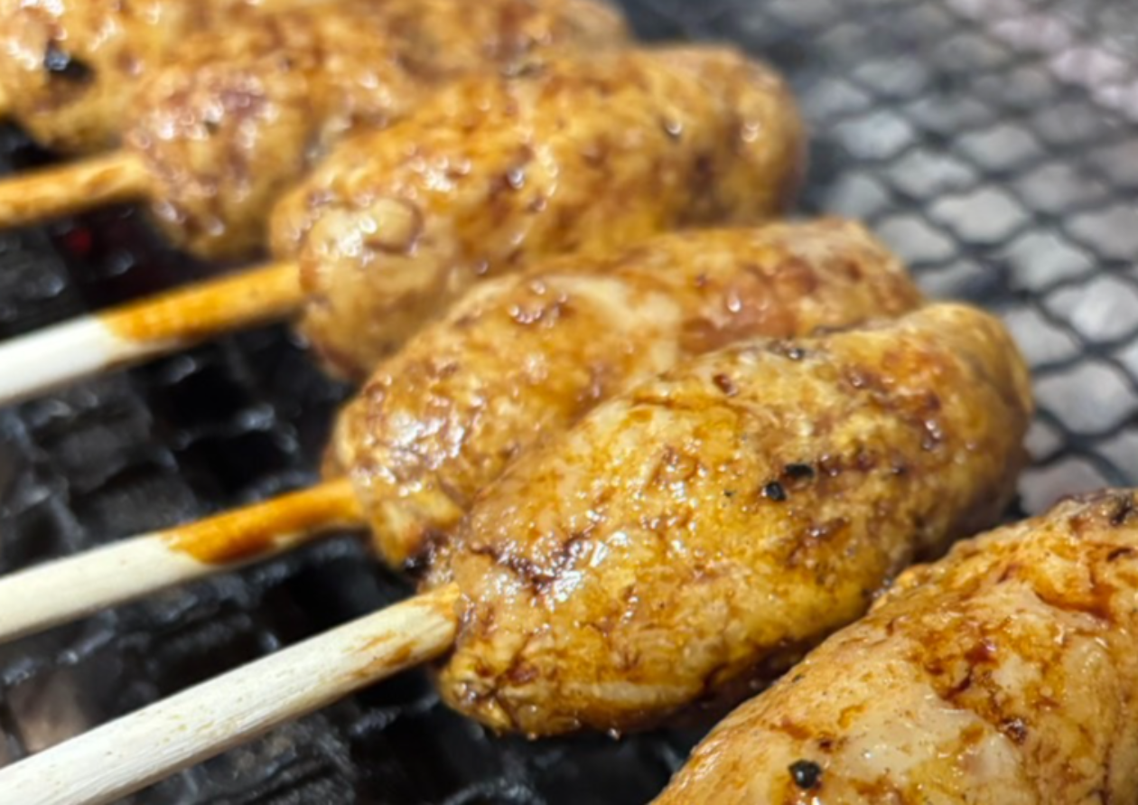 炭火串焼き×自家製調味料